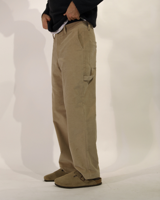 Beige Pana Cargo Trousers